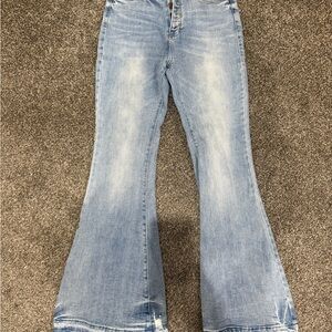 Classic Light Blue Flare Jeans